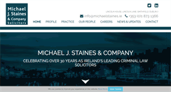Desktop Screenshot of michaelstaines.ie